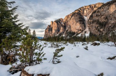 Kış Dağları güzel manzara