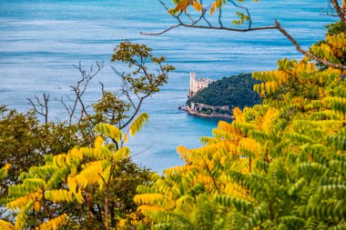 Deniz kıyısının güzel manzarası