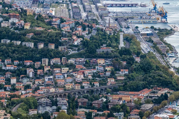 Şehrin havadan görünüşü  