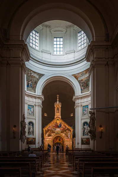 Βασιλική Της Santa Maria Degli Angeli Στην Ασίζη Porziuncola Του — Φωτογραφία Αρχείου