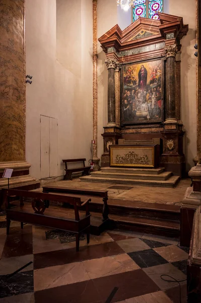 Perugia Itália Junho 2022 Antiga Catedral Interior — Fotografia de Stock
