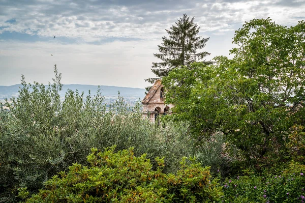 Vista Sulla Bellissima Città Vecchia Assisi — Foto Stock