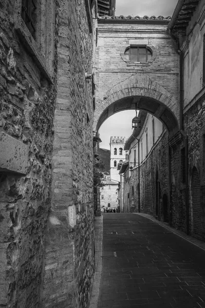 Widok Piękne Stare Miasto Asyżu Włochy — Zdjęcie stockowe
