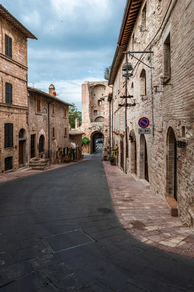Vista Bela Cidade Velha Assis Itália — Fotografia de Stock