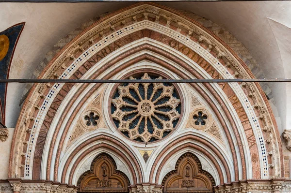 Panoramisch Uitzicht Het Prachtige Kapelgebouw Assisi Italië — Stockfoto