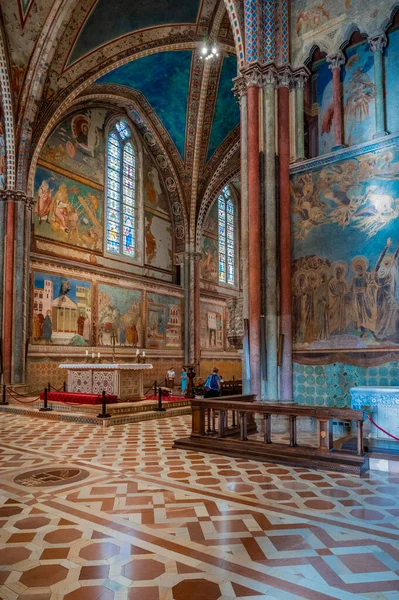 Asís Italia Junio 2022 Interior Antigua Catedral Italiana — Foto de Stock