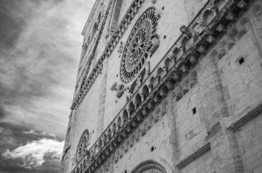 Assisi, İtalya - 23 Haziran 2022: Siena, İtalya 'nın eski Asisi kasabası