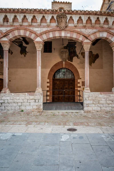 Asís Italia Junio 2022 Casco Antiguo Assisi Ciudad Siena Italia —  Fotos de Stock