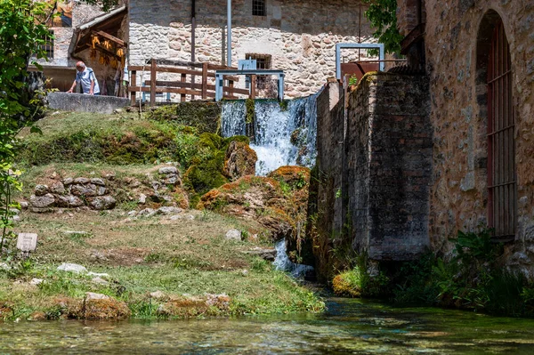 View Rasiglia Village Umbria Italy — Stock Photo, Image