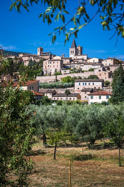 Magic of Spello, an ancient medieval village in Umbria