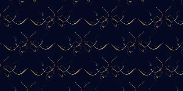 Nahtlose Abstrakte Muster Modernes Muster Goldmosaik Auf Schwarzem Hintergrund Hintergrundtextur — Stockvektor