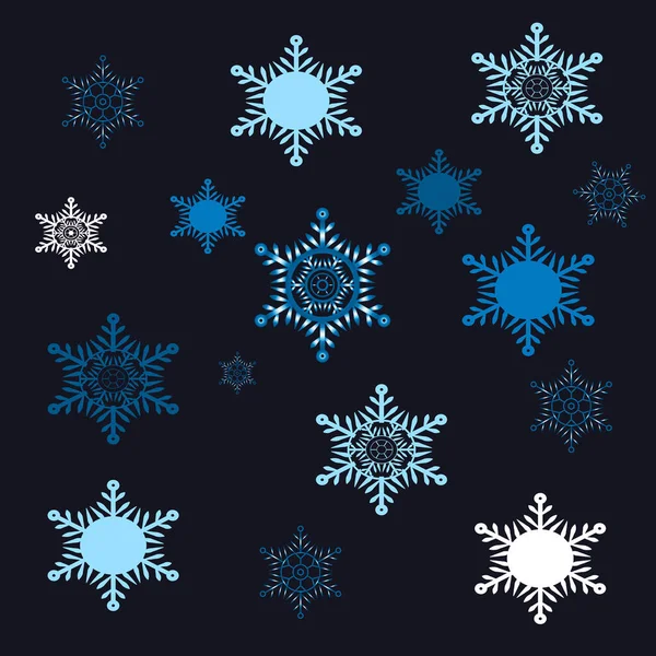 Christmas Pattern Symbol Winter Christmas New Year Holiday Seamless Pattern — Stock Vector