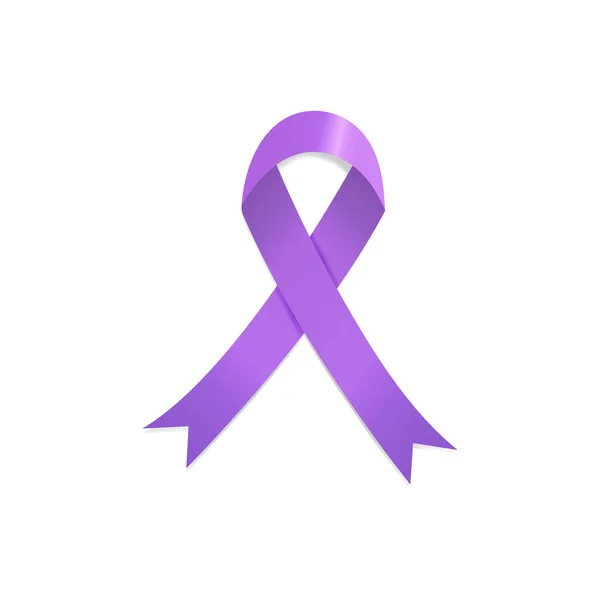 Periwinkle, lilac, Lavender awareness ribbon. Eating disorders