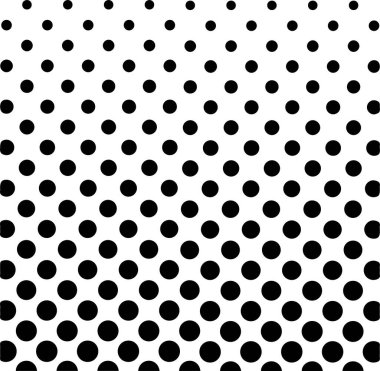 Siyah benekli yarı ton deseni Modern arkaplan Kaplama Vektörü illüstrasyonu EPS 10