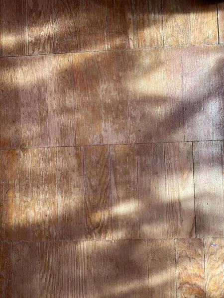 Backgrounds of old wood floor Textures with shadow 