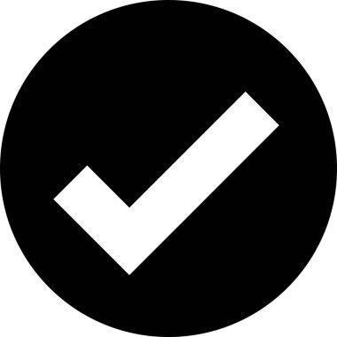 Web sitesi tasarımı UI için İşaretli simge Kontrol Listesi Vektör illüstrasyonunu işaretleyin