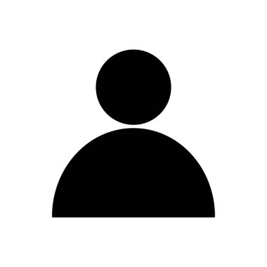 Kullanıcı Adam İstemcisi simgesi UI web sitesi tasarımı için düz vektör illüstrasyonunu imzalayın