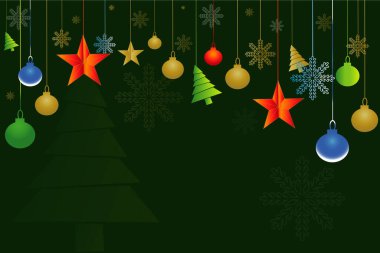 Beyaz arka planda izole edilmiş Noel topları. Kartpostal, tatil.