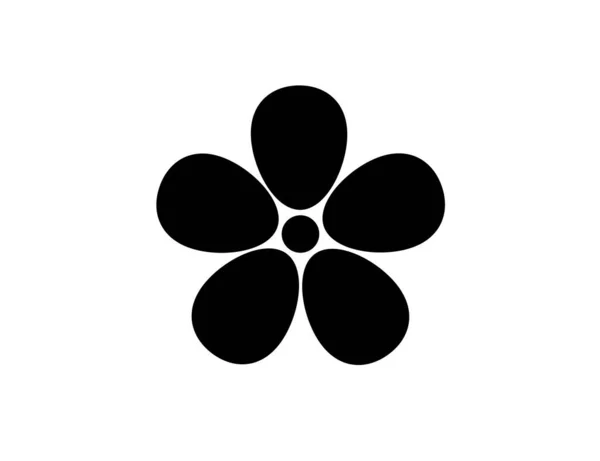花のデザインアイコンベクトルイラスト カモミール — ストックベクタ