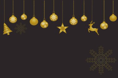 Beyaz arka planda izole edilmiş Noel topları. Kartpostal, tatil.