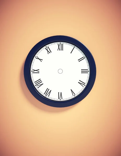 Clock Wall Render Illustration — стоковое фото