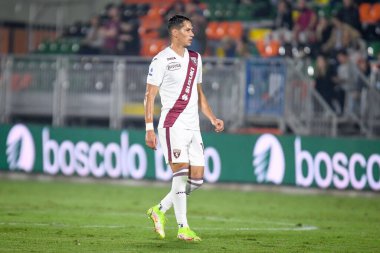 Torino 'dan Sasa Lukiç İtalya' nın Serie A maçı sırasında Venezia FC ile Torino FC arasında Venedik, İtalya 'daki Pier Luigi Penzo Stadyumu' nda oynanan karşılaşma, 27 Eylül 2021 - Fotoğraf: Ettore Griffoni