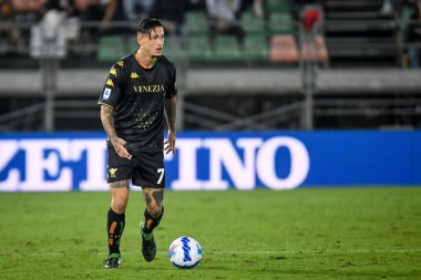 Venezia 'dan Pasquale Mazzocchi İtalyan futbolu Serie A maçında Venezia FC, Torino FC' ye karşı Venedik, İtalya 'daki Pier Luigi Penzo stadyumunda, 27 Eylül 2021 - Fotoğraf: Ettore Griffoni