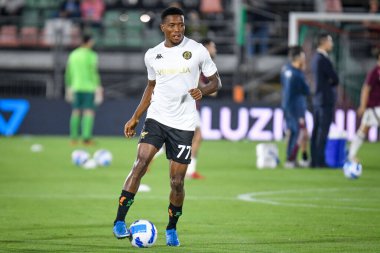 Venezia 'dan David Okereke İtalyan futbol takımı Serie A maçında Venezia FC, Torino FC' ye karşı Venedik 'teki Pier Luigi Penzo Stadyumu' nda, 27 Eylül 2021 - Fotoğraf: Ettore Griffoni