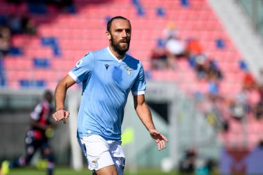 İtalya futbol takımı Serie A maçında Vedat Muriqi (Lazio) Portresi Bologna FC - SS Lazio maçı sırasında İtalya 'nın Bologna kentindeki Renato Dall & # 39; Ara Stadyumu' nda yapıldı.