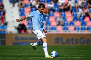 Francesco Acerbi (Lazio) İtalyan futbol takımı Serie A maçında Bologna FC - SS Lazio maçı sırasında İtalya 'nın Bologna kentindeki Renato Dall & # 39; Ara Stadyumu' nda, 03 Ekim 2021 - Fotoğraf: Ettore Griffoni