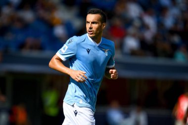 Eliezer Pedro (Lazio) İtalya futbol takımı Serie A maçında Bologna FC, Renato Dall & # 39; Ara Stadyumu 'nda SS Lazio' ya karşı oynuyor.