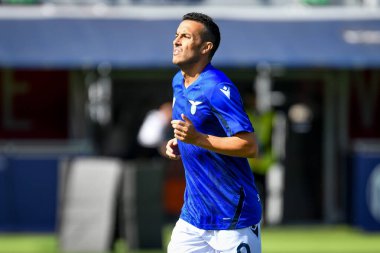 Eliezer Pedro (Lazio) İtalya 'nın Bologna FC - SS Lazio maçında İtalya' nın Bologna kentindeki Renato Dall & # 39; Ara Stadyumu 'nda oynanan ısınma maçı sırasında portresi, 3 Ekim 2021 - Fotoğraf: Ettore Griffoni
