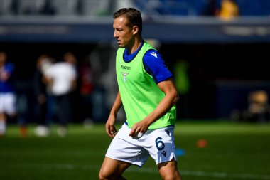 Lucas Leiva (Lazio) İtalya 'nın Bologna FC - SS Lazio maçında İtalya' nın Bologna kentindeki Renato Dall & # 39; Ara Stadyumu 'nda oynanan ısınma maçı sırasında portre - Fotoğraf: Ettore Griffoni