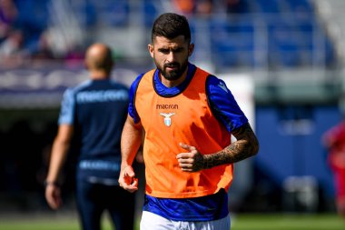 Elseid Hysaj (Lazio) İtalya futbol takımı Serie A maçında Bologna FC - SS Lazio maçı sırasında İtalya 'nın Bologna kentindeki Renato Dall & # 39; Ara Stadyumu' nda yapılan ısınma turu sırasında portresi - Fotoğraf: Ettore Griffoni
