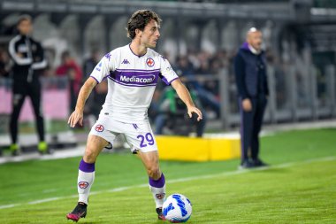 Fiorentina 'nın Alvaro Odriozola portresi İtalyan futbol takımı Serie A maçında Venezia FC, ACF Fiorentina' ya karşı Venedik, İtalya 'daki Pier Luigi Penzo Stadyumu' nda 18 Ekim 2021 - Fotoğraf: Ettore Griffoni