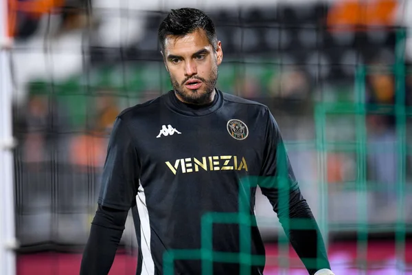 Venezia Sergio Romero Portrait Warm Italian Football Serie Match Venezia — Zdjęcie stockowe