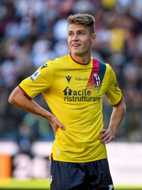 Mattias Svanberg (Bologna) İtalya futbol takımı Serie A maçında Udinese Calcio ile Bologna FC 'nin Friuli - Dacia Arena Stadyumu, 17 Ekim 2021 - Fotoğraf: Ettore Griffoni
