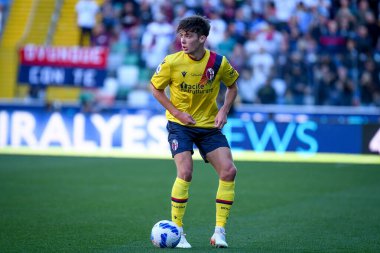 Aaron Hickey (Bologna) İtalyan futbolu Serie A maçında Udinese Calcio, Friuli 'de Bologna FC' ye karşı - Dacia Arena stadyumu, 17 Ekim 2021 - Fotoğraf: Ettore Griffoni
