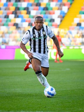 Samir Caetano de Souza Santos (Udinese) İtalyan futbol takımı Serie A maçında Udinese Calcio, Friuli - Dacia Arena Stadyumu 'nda Bologna karşı, 17 Ekim 2021 - Fotoğraf: Ettore Griffoni