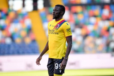 Musa Barrow (Bologna) İtalya futbol takımı Serie A maçında Udinese Calcio, Friuli - Dacia Arena Stadyumu, 17 Ekim 2021 - Fotoğraf: Ettore Griffoni