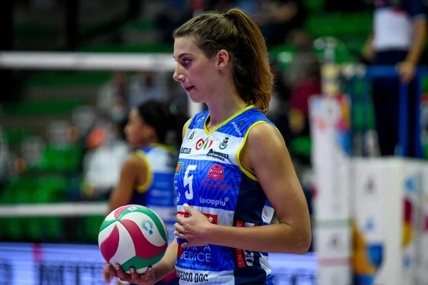 Robin Kruijf Conegliano Durante Partido Voleibol Italiano Serie Femenino Imoco — Foto de Stock