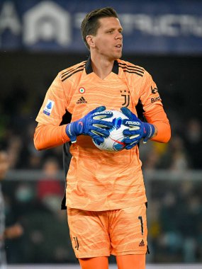 Wojciech Szczesny (Juventus) İtalyan futbol takımı Serie A maçında, Verona, İtalya 'daki Marcantonio Bentegodi Stadyumu' nda Hellas Verona FC - 30 Ekim 2021