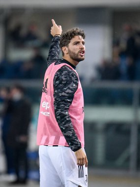 Manuel Locatelli (Juventus) İtalyan futbolu Serie A maçında portre hareketleri Hellas Verona FC ile Juventus FC arasında Verona, İtalya 'daki Marcantonio Bentegodi Stadyumu' nda, 30 Ekim 2021 - Fotoğraf: Ettore Griffoni