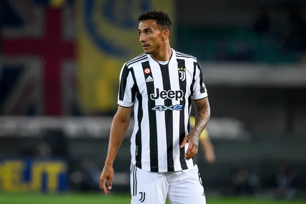Danilo (Juventus) İtalya futbolu sırasındaki portresi Serie A maçı sırasında Hellas Verona FC ile Juventus FC arasında İtalya 'nın Verona kentinde Marcantonio Bentegodi Stadyumu' nda oynanmıştır.