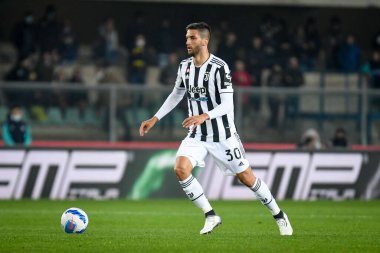 Rodrigo Bentancur (Juventus) İtalyan futbolu Serie A maçı sırasında İtalya 'nın Verona kentindeki Marcantonio Bentegodi Stadyumu' nda Hellas Verona FC 'ye karşı Juventus FC maçında, 30 Ekim 2021 - Fotoğraf: Ettore Griffoni