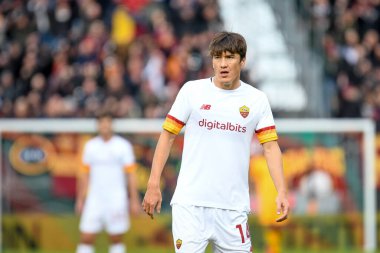 İtalya futbol takımı Serie A maçında Roma 'nın Eldor Shomurodov portresi Venezia FC ile AS Roma maçında Venedik, İtalya' daki Pier Luigi Penzo stadyumunda, 07 Kasım 2021 - Fotoğraf: Ettore Griffoni