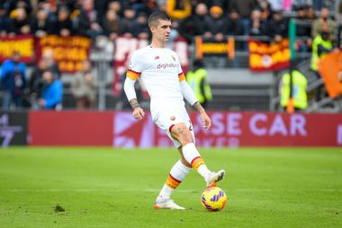 Roma 'nın Gianluca Mancini portresi İtalyan futbolu Serie A maçında Venezia FC ile AS Roma maçında Venedik, İtalya' daki Pier Luigi Penzo stadyumunda, 07 Kasım 2021 - Fotoğraf: Ettore Griffoni