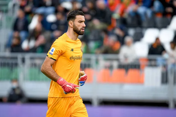 Rui Pedro Dos Santos Patricio Ritratto Della Roma Durante Partita — Foto Stock