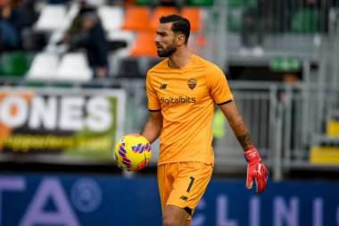 Roma 'dan Rui Pedro dos Santos Patricio portresi İtalyan futbolu Serie A maçında Venezia FC, AS Roma' ya karşı Venedik, İtalya 'daki Pier Luigi Penzo stadyumunda, 07 Kasım 2021 - Fotoğraf: Ettore Griffoni