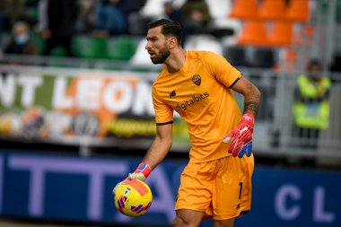 Roma 'dan Rui Pedro dos Santos Patricio portresi İtalyan futbolu Serie A maçında Venezia FC, AS Roma' ya karşı Venedik, İtalya 'daki Pier Luigi Penzo stadyumunda, 07 Kasım 2021 - Fotoğraf: Ettore Griffoni